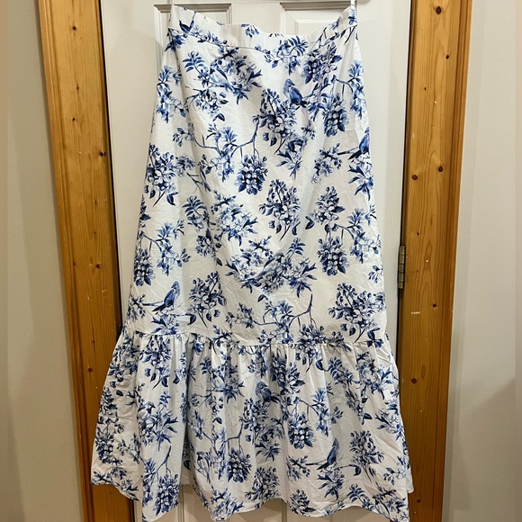 Antonio Melani x Born on Fifth Blue and White Floral Set Size 14 - Picture 4 of 14